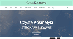 Desktop Screenshot of czystekosmetyki.pl