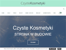 Tablet Screenshot of czystekosmetyki.pl